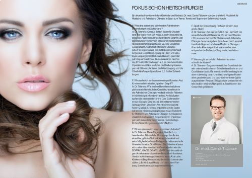 Interview in der Modezeitschrift FASHION | REVIER