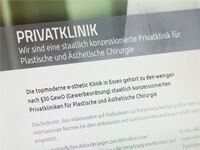 Wir sind eine staatlich anerkannte bzw. konzessionierte Privatklinik.